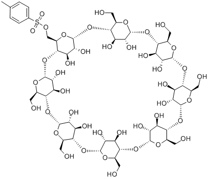 MONO-6-O-(P-TOLUENESULFONYL)-GAMMA-CYCLODEXTRIN Structure