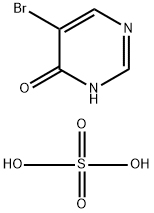5-Bromo-4(3H)-pyrimidinonehemisulfate Structure