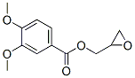 oxiranylmethyl veratrate Structure