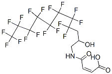 4-옥소-4-[(4,4,5,5,6,6,7,7,8,8,9,9,10,10,11,11,11-헵타데카플루오로-2-히드록시운데실)아미노]이소크로톤산 구조식 이미지