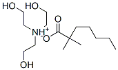 tris(2-hydroxyethyl)ammonium dimethylheptanoate Structure