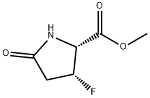 Proline, 3-fluoro-5-oxo-, methyl ester, cis- (9CI) Structure