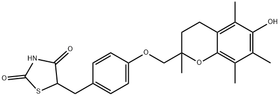 Troglitazone 구조식 이미지