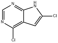 4,6-dichloro-7H-pyrrolo[2,3-d]pyrimidine Structure