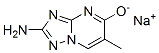 sodium 2-amino-6-methyl-[1,2,4]triazolo[1,5-a]pyrimidin-5-olate Structure