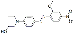 2-[ethyl[4-[(2-methoxy-4-nitrophenyl)azo]phenyl]amino]ethanol Structure