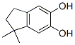 1,1-디메틸인단-5,6-디올 구조식 이미지