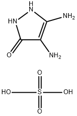 4,5-diamino-1,2-dihydro-3-oxopyrazole sulphate          Structure