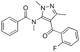 N-[4-(2-fluorobenzoyl)-1,3-dimethyl-1H-pyrazol-5-yl]-N-methylbenzamide 구조식 이미지