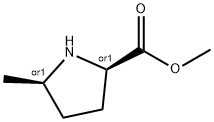 Proline, 5-methyl-, methyl ester, cis- (9CI) Structure