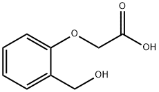 (2-HYDROXYMETHYL-PHENOXY)-ACETIC ACID Structure