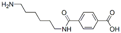 4-[[(6-aminohexyl)amino]carbonyl]benzoic acid  Structure