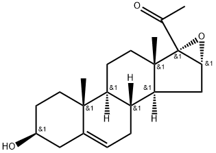 16,17-Epoxypregnenolone 구조식 이미지