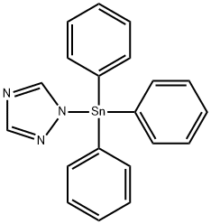1-(트리페닐스탄닐)-1H-1,2,4-트리아졸 구조식 이미지