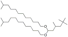 1,1'-[(3,5,5-trimethylhexylidene)bis(oxy)]bisisotridecane Structure