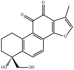 (6S)-6,7,8,9-Tetrahydro-6-hydroxy-6-hydroxymethyl-1-methylphenanthro[1,2-b]furan-10,11-dione 구조식 이미지