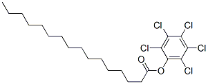 pentachlorophenyl palmitate Structure