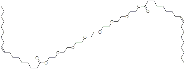 3,6,9,12,15,18-hexaoxaicosane-1,20-diyl dioleate Structure