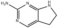 1H-Pyrrolo[2,3-d]pyrimidin-2-amine, 5,6-dihydro- (9CI) 구조식 이미지
