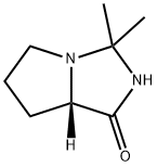 1H-Pyrrolo[1,2-c]imidazol-1-one,hexahydro-3,3-dimethyl-,(S)-(9CI) 구조식 이미지