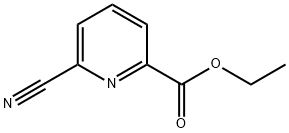 2-아세토니트릴피리딘-6-카르복실산에틸에스테르 구조식 이미지