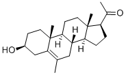 6-METHYLPREGNENOLONE Structure