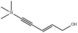 TRANS-5-TRIMETHYLSILYL-2-PENTEN-4-YN-1-OL Structure