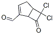 6,6-Dichloro-7-oxobicyclo[3.2.0]hept-2-ene-2-carbaldehyde 구조식 이미지