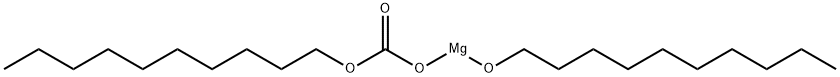 (decyl hydrogen carbonato-O')(decyloxy)magnesium 구조식 이미지