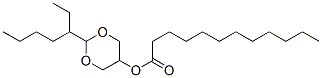 2-(1-에틸펜틸)-1,3-디옥산-5-일라우레이트 구조식 이미지