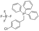 4-CHLOROBENZYLTRIPHENYLPHOSPHONIUM TETRAFLUOROBORATE, 98 구조식 이미지