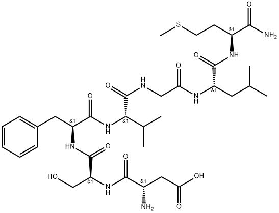 NEUROKININ A (4-10) 구조식 이미지