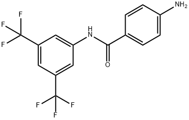 4-Amino-N-[3,5-bis(trifluoromethyl)phenyl]benzamide Structure