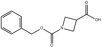1-(BENZYLOXYCARBONYL) AZETIDINE-3-CARBOXYLIC ACID Structure