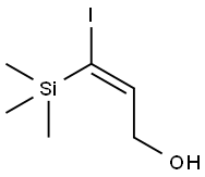 3-IODO-3-트리메틸실라닐-PROP-2-EN-1-OL 구조식 이미지