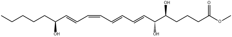 5(S),6(R),15(S)-TRIHETE METHYL ESTER Structure