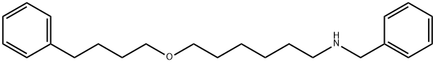 6-N-Benzylamino-1-(4'-phenylbutoxy)Hexane  구조식 이미지
