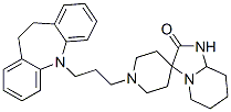 1'-[3-[[10,11-Dihydro-5H-dibenz[b,f]azepin]-5-yl]propyl]-1,5,6,7,8,8a-hexahydrospiro[imidazo[1,2-a]pyridine-3,4'-piperidin]-2-one 구조식 이미지