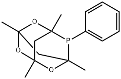 97739-46-3 meCgPPh,  1,3,5,7-Tetramethyl-8-phenyl-2,4,6-trioxa-8-phosphatricyclo[3.3.1.13,7]decane