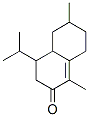 4,4a,5,6,7,8-hexahydro-1,6-dimethyl-4-(1-methylethyl)naphthalen-2(3H)-one 구조식 이미지