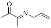 2-Butanone, 3-(2-propenylimino)- (9CI) Structure