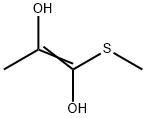 1-Propene-1,2-diol, 1-(methylthio)- (9CI) Structure