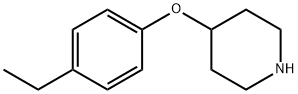 4-(4-ETHYLPHENOXY)PIPERIDINE Structure