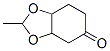 1,3-Benzodioxol-5(4H)-one,  tetrahydro-2-methyl- Structure