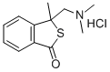 3-((Dimethylamino)methyl)-3-methylbenzo(c)thiophen-1(3H)-one hydrochlo ride Structure