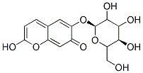 2-hydroxy-6-[(2S,5R)-3,4,5-trihydroxy-6-(hydroxymethyl)oxan-2-yl]oxy-chromen-7-one 구조식 이미지