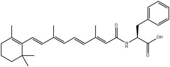 N-retinoylphenylalanine Structure