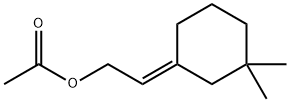 (E)-2-(3,3-dimethylcyclohexylidene)ethyl acetate Structure