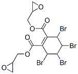 bis(oxiranylmethyl) 3,4,5,6-tetrabromocyclohexene-1,2-dicarboxylate Structure