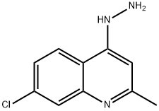 7-CHLORO-4-HYDRAZINO-2-METHYLQUINOLINE 구조식 이미지